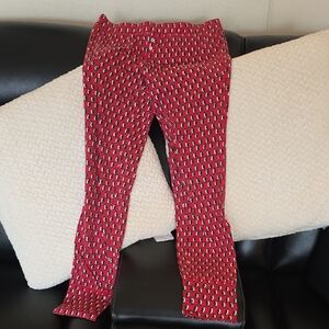 Victoria's Secret Red Penguin Print Fabric